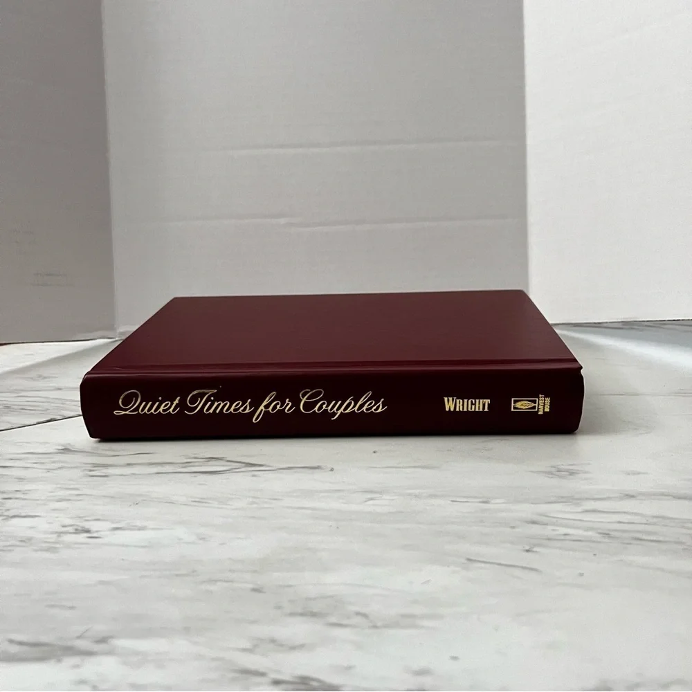Quiet Times for Couples Book Hard Cover Book Wright